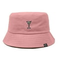 thumbnail image 1 of Dalix Martini Cotton Bucket Hat Lightweight Outdoor Travel Beach Everyday Womens in Peach Melba L Large, 1 of 5
