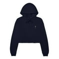 thumbnail image 1 of Dalix Martini Embroidered Hoodie Fleece Long Sleeve Cropped Sweatshirt Pullover Womens in Navy Blue S Small, 1 of 1