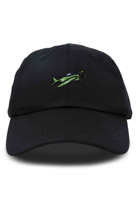 Military Plane Embroidered Cap Cotton Baseball Hat Airplane Jet Men in Black