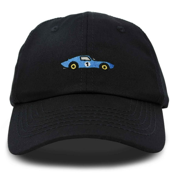 Dalix Muscle Car Embroidered Cap Cotton Baseball Summer Cool Dad Hat Mens in Black