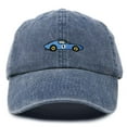 thumbnail image 1 of Dalix Muscle Car Embroidered Cap Cotton Baseball Summer Cool Dad Hat Mens in Washed Navy Blue, 1 of 5