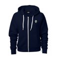 thumbnail image 1 of Dalix Mushroom Glow in the Dark Embroidered Zip Hoodie Fleece Fungi Long Sleeve Pocket Warm Soft Mens in Navy Blue 2XL XX-Large, 1 of 5
