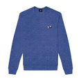 thumbnail image 1 of Dalix Panda Embroidered Fleece Crewneck Long Sleeve Sweatshirt Mens in Heather True Royal 2XL XX-Large, 1 of 5