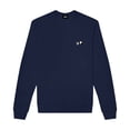 thumbnail image 1 of Dalix Panda Embroidered Fleece Crewneck Long Sleeve Sweatshirt Mens in Navy Blue M Medium, 1 of 5