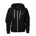 thumbnail image 1 of Dalix Panda Embroidered Zip Hoodie Fleece Long Sleeve Pocket Warm Soft Mens in Black 2XL XX-Large, 1 of 5