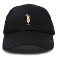 thumbnail image 1 of Dalix Pina Colada Embroidered Cap Cotton Baseball Cute Cool Dad Hat Womens in Black, 1 of 5