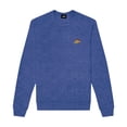 thumbnail image 1 of Dalix Pizza Embroidered Crewneck Fleece Sweatshirt Pullover Mens in Heather True Royal M Medium, 1 of 5