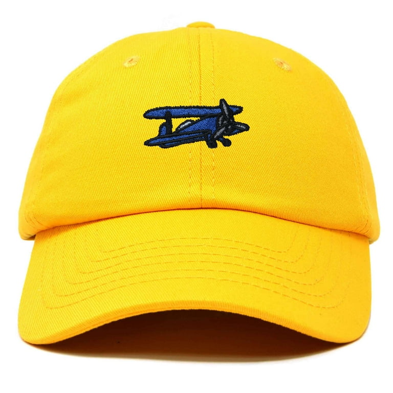 Dalix Propeller Plane Embroidered Cap Cotton Baseball Hat Airplane