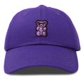 thumbnail image 1 of Dalix Purple Gummy Embroidered Cotton Dad Hat Baseball Cap Adjustable Womens in Purple, 1 of 5