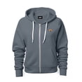 thumbnail image 1 of Dalix Rainbow Embroidered Zip Hoodie Fleece Long Sleeve Pocket Warm Soft Mens in Steel Blue 3XL XXX-Large, 1 of 5