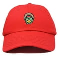 thumbnail image 1 of Dalix Rainbow Frog Embroidered Womens Cotton Dad Hat Baseball Cap Adjustable in Red, 1 of 5