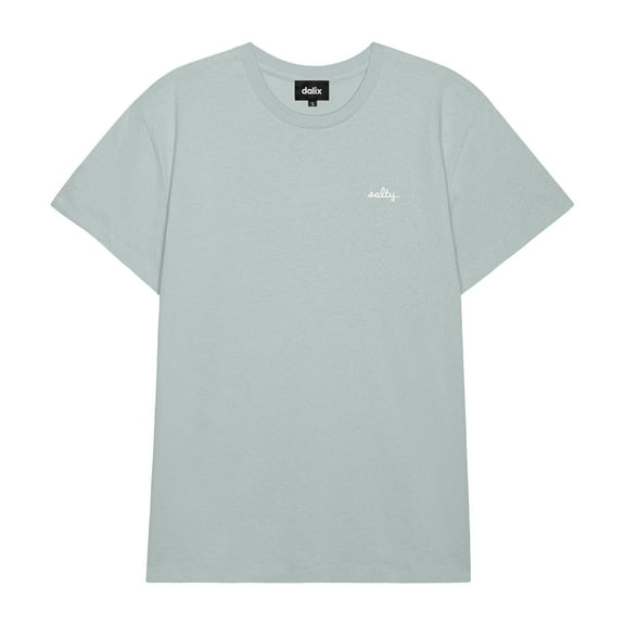 Dalix Salty Everyday Tee Lightweight Short Sleeve Summer Shirt Womens in Seafoam L Large