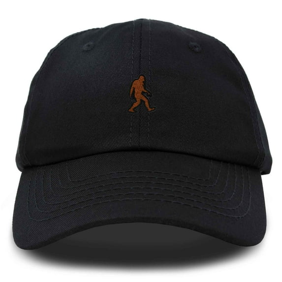 Dalix Sasquatch Embroidered Cap Cotton Baseball Summer Cool Dad Hat Mens in Black