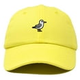 thumbnail image 1 of Dalix Seagull Embroidered Cap Cotton Baseball Hat Bird Womens in Yellow, 1 of 5