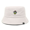 thumbnail image 1 of Dalix Sorcerer Frog Cotton Bucket Hat Lightweight Outdoor Travel Beach Everyday Womens in Parchment White XL X-Large, 1 of 5