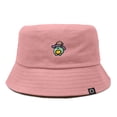 thumbnail image 1 of Dalix Sorcerer Frog Cotton Bucket Hat Lightweight Outdoor Travel Beach Everyday Womens in Peach Melba S Small, 1 of 5