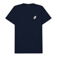 thumbnail image 1 of Dalix Spook a Latte Ghost Embroidered Relaxed Heavy Soft Cotton T Shirt Mens in Navy Blue L Large, 1 of 5