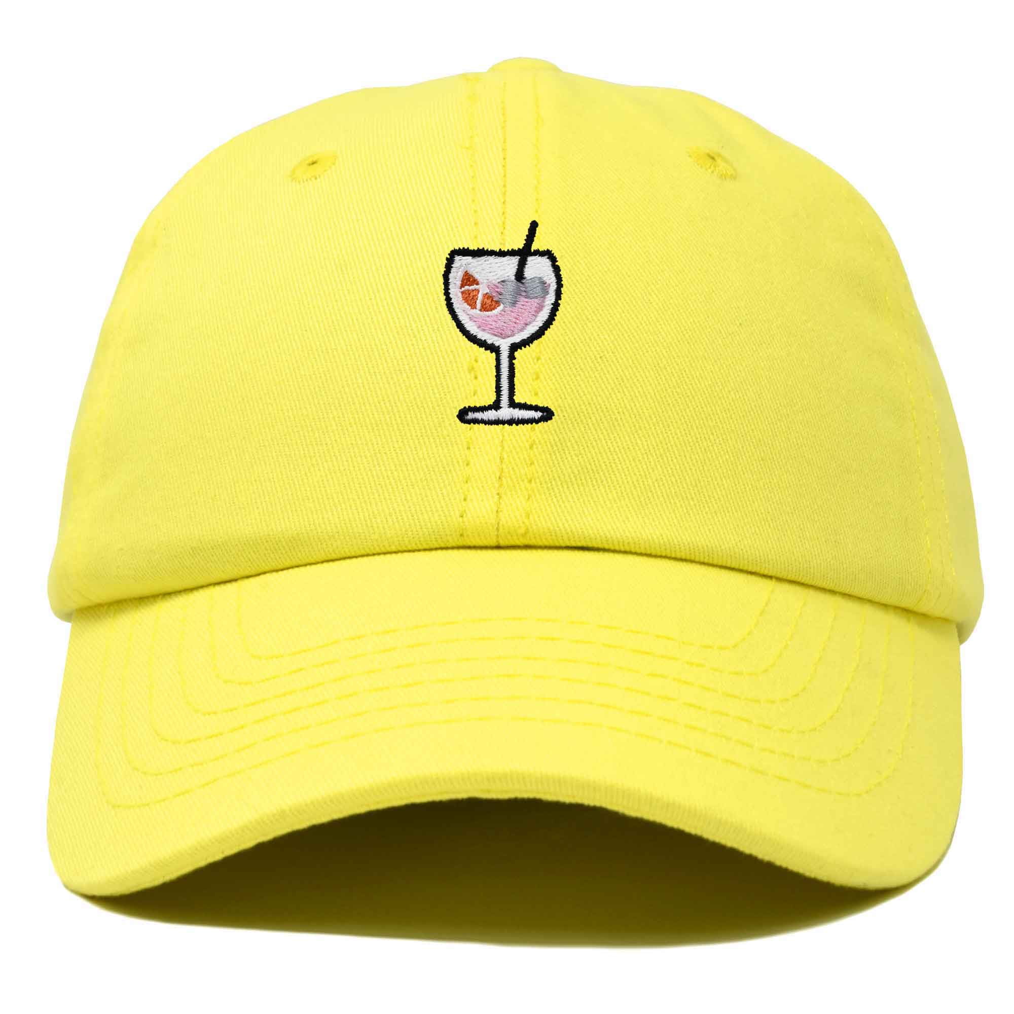 Dalix Spritz Cocktail Embroidered Cap Cotton Baseball Cute Cool Dad Hat ...