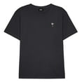 thumbnail image 1 of Dalix Spritz Midweight Garment Dye Soft Tee Short Sleeve Cotton Shirt Mens in Black XS X-Small, 1 of 5