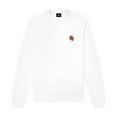 thumbnail image 1 of Dalix Strawberry Embroidered Fleece Crewneck Long Sleeve Sweatshirt Mens in White M Medium, 1 of 5