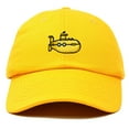 thumbnail image 1 of Dalix Submarine Cotton Dad Hat Adjustable Soft Baseball Cap Mens in Gold, 1 of 5