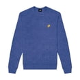 thumbnail image 1 of Dalix Taco Embroidered Fleece Crewneck Long Sleeve Sweatshirt Mens in Heather True Royal M Medium, 1 of 5