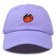 thumbnail image 1 of Dalix Tomato Embroidered Cap Cotton Baseball Cute Cool Dad Hat Womens in Lavender, 1 of 5