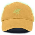 thumbnail image 1 of Dalix UFO Embroidered Alien Dad Hat Cotton Baseball Cap Adjustable Mens in Washed Gold, 1 of 5