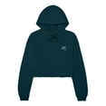 thumbnail image 1 of Dalix UFO Embroidered Fleece Cropped Hoodie Cold Fall Winter Women in Atlantic Green 2XL XX-Large, 1 of 5