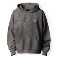 thumbnail image 1 of Dalix UFO Embroidered Fleece Hoodie Mineral Wash Long Sleeve Sweatshirt Mens in Gray XL X-Large, 1 of 5
