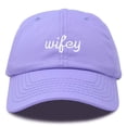 thumbnail image 1 of Dalix Wifey Embroidered Cotton Husband Baseball Cap Adjustable Dad Hat Womens in Lavender, 1 of 5