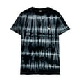 thumbnail image 1 of Dalix Yin Yang Embroidered Tie Dye Short Sleeve T-Shirt Medium Black, 1 of 5