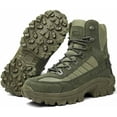 thumbnail image 1 of Dallader Mens Orthopedic Support Anti-Puncture Work Boots, Waterproof Anti-Slip High Top Hiking Tactical Boots, 1 of 7