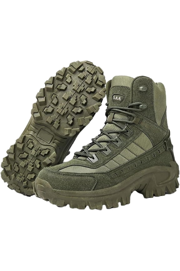 Dallader Mens Orthopedic Support Anti-Puncture Work Boots, Zenfaze Orthopedic Anti Puncture Work Boots, Slip on Wear-Resistant Breathable Protective Shoes