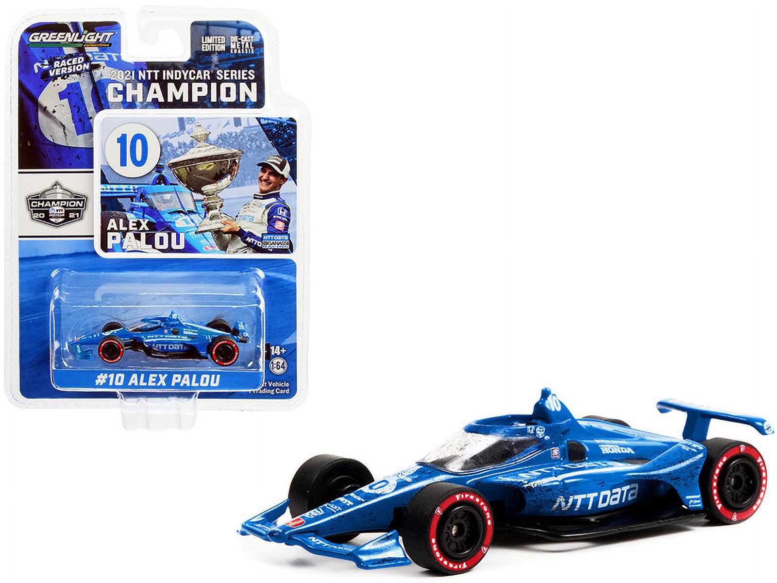 Dallara IndyCar 10 Alex Palou "NTT Data" Chip Ganassi Racing "NTT