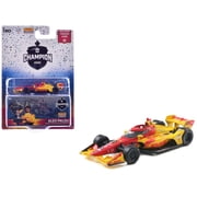 Dallara IndyCar #10 DHL Chip Ganassi Racing Champion NTT IndyCar Series 2025 w/Card 1/64 Diecast Model Car by IXO Models
