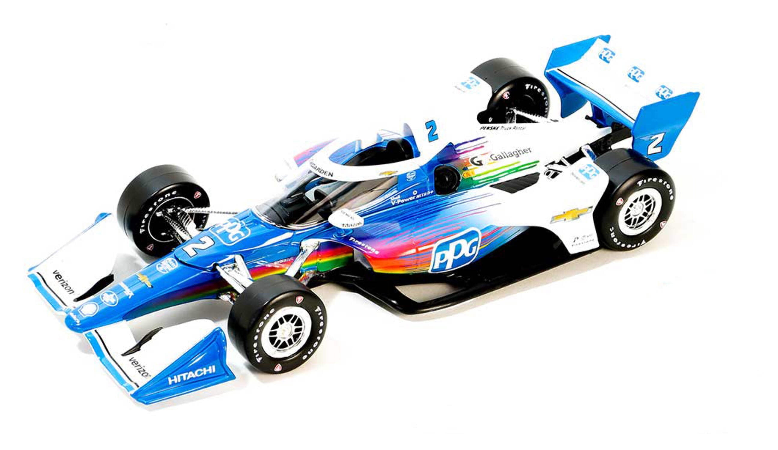 Dallara IndyCar #7 Alexander Rossi "Arrow" Arrow McLaren "NTT IndyCar Series" (2024) 1/18 Diecast Model Car by Greenlight