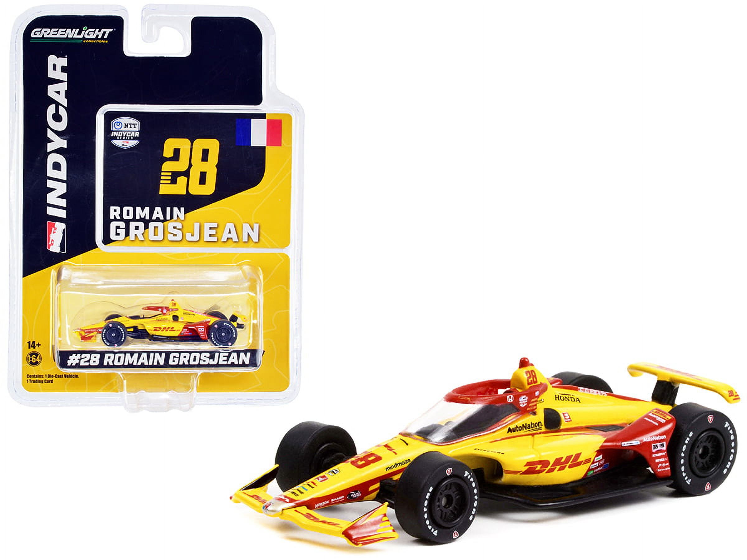 ミニカー Romain Grosjean Andretti Auto IndyD Amazon.com: Greenlight Dallara IndyCar #28 Romain Grosjean