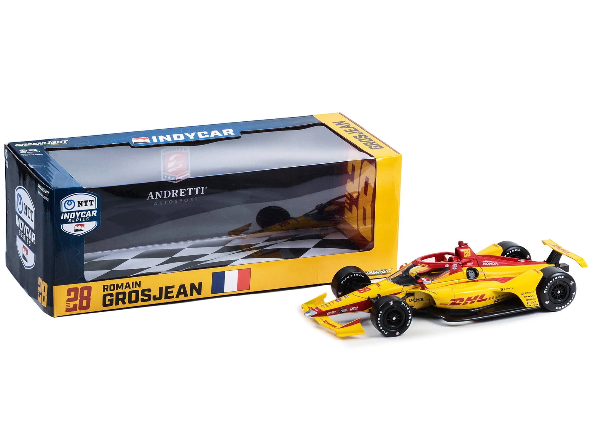 ミニカー Romain Grosjean Andretti Auto IndyDriver Amazon.com