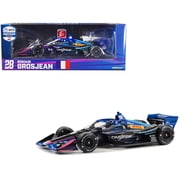 Dallara IndyCar #28 Romain Grosjean DNSFilter Andretti Autosport Road Course Configuration NTT IndyCar Series 2023 1/18 Diecast Model Car by Greenlight