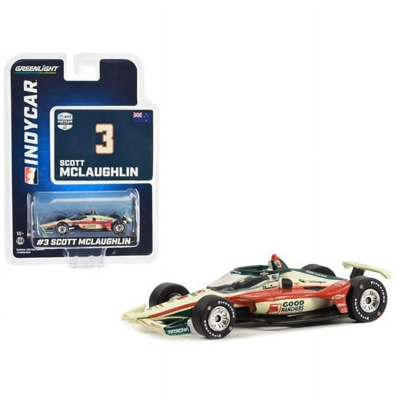 Dallara IndyCar No.3 Scott McLaughlin - Team Penske Good Ranchers NTT IndyCar Series 2023 1-64 Diecast Model Car