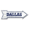 thumbnail image 1 of Dallas Arrow Sign | Indoor/Outdoor | Direction Arrow Sign Funny Home Décor for Garages, Living Rooms, Bedroom, Offices | SignMission personalized gift | 30" Wide, 1 of 2