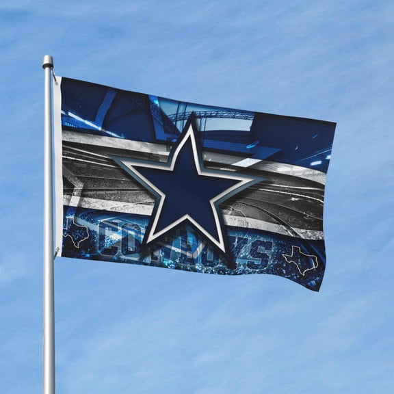 Dallas Brand New Outdoor Double Sided Flag 3x5ft, Football Team Custom Garden Flag Fan Game Flag Home Decor Flag Fan Gift