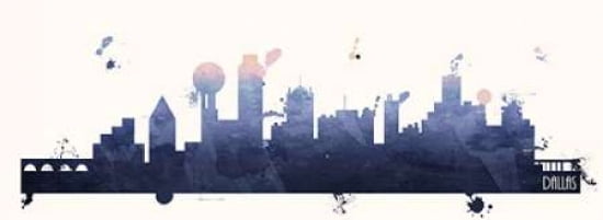 Dallas Canvas Art - Anna Quach (24 x 48)