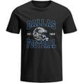 thumbnail image 1 of Dallas City T-Shirt for Men Short Sleeve Vintage Printed Apparel Tshirt Football Sports for Adult, 1 of 6