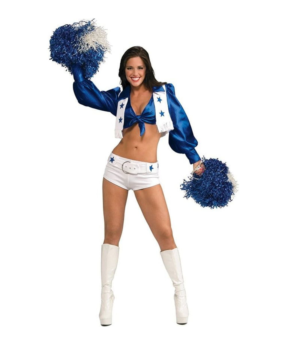 Dallas Cowboy Cheerleader Adult Costume deluxe 