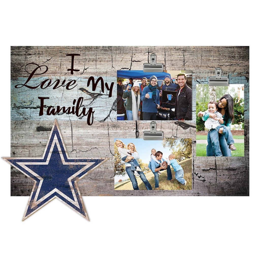 Dallas Cowboys 10'' x Best Dad Clip Frame