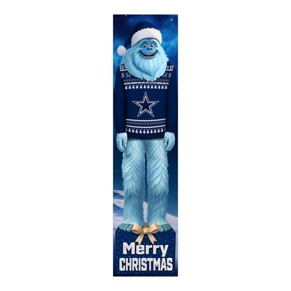 Dallas Cowboys 48" Yeti Christmas Leaner
