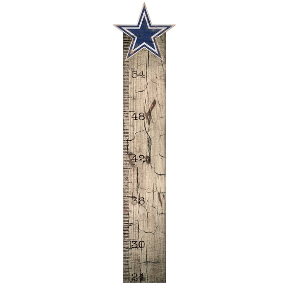 Dallas Cowboys 6" x 36" Growth Chart Sign