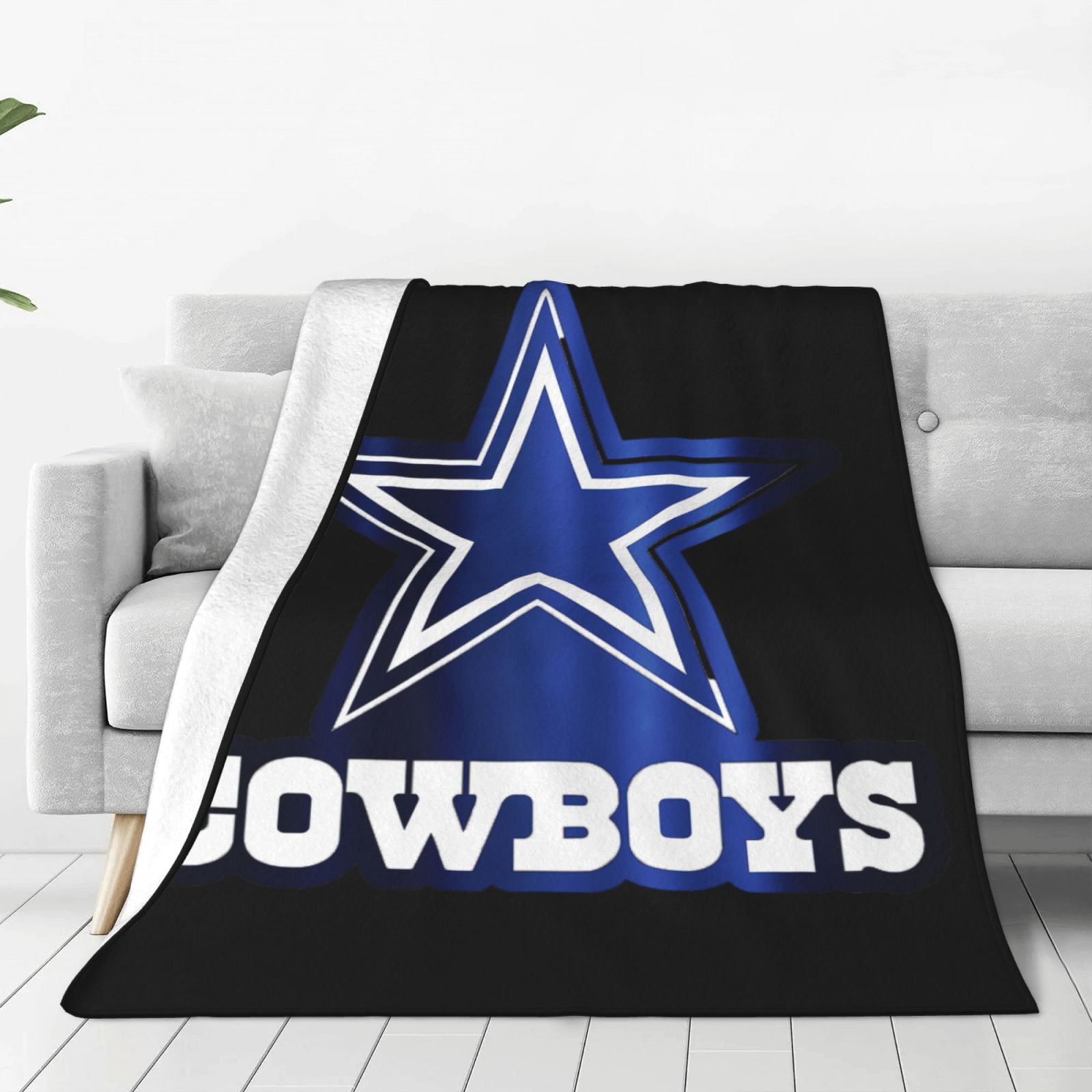 Dallas_Cowboys Bedsure Fleece Blankets Queen Size For Bed Thick And